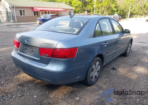 2009 Hyundai Sonata Gls from USA, damaged, VIN 5NPET46C39H533465